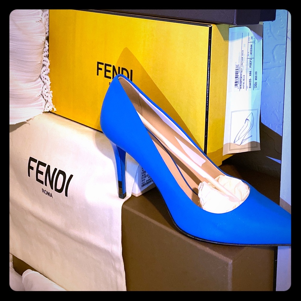 FENDI blue bottoms new